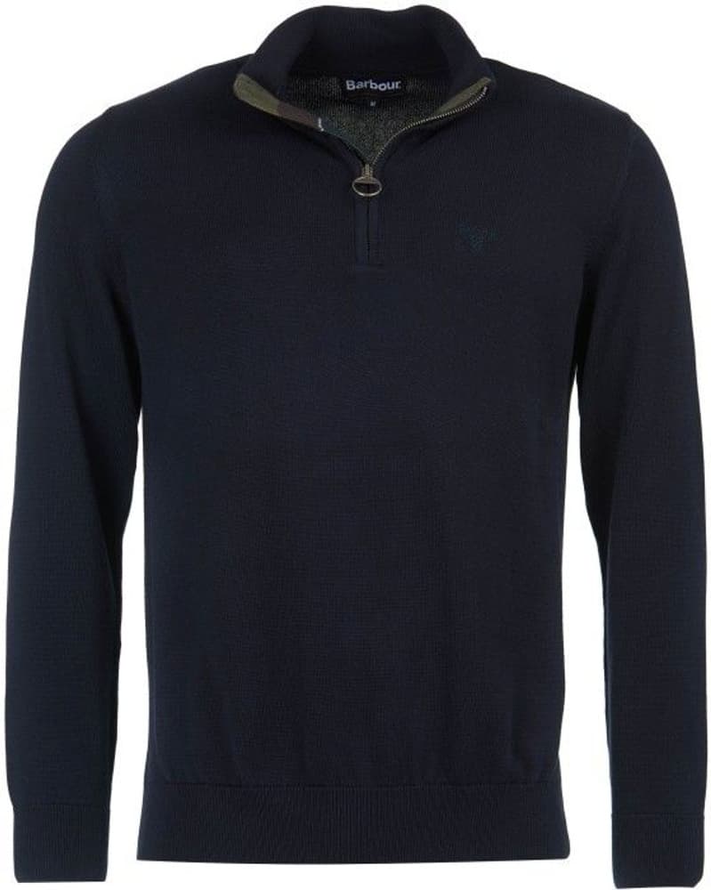 M's Cotton Half Zip Navy, view: 0