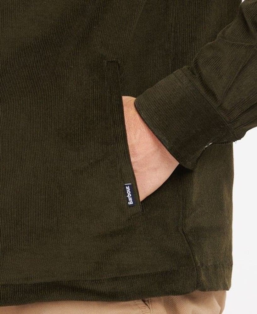 M's Cord Overshirt Olive, view: 3