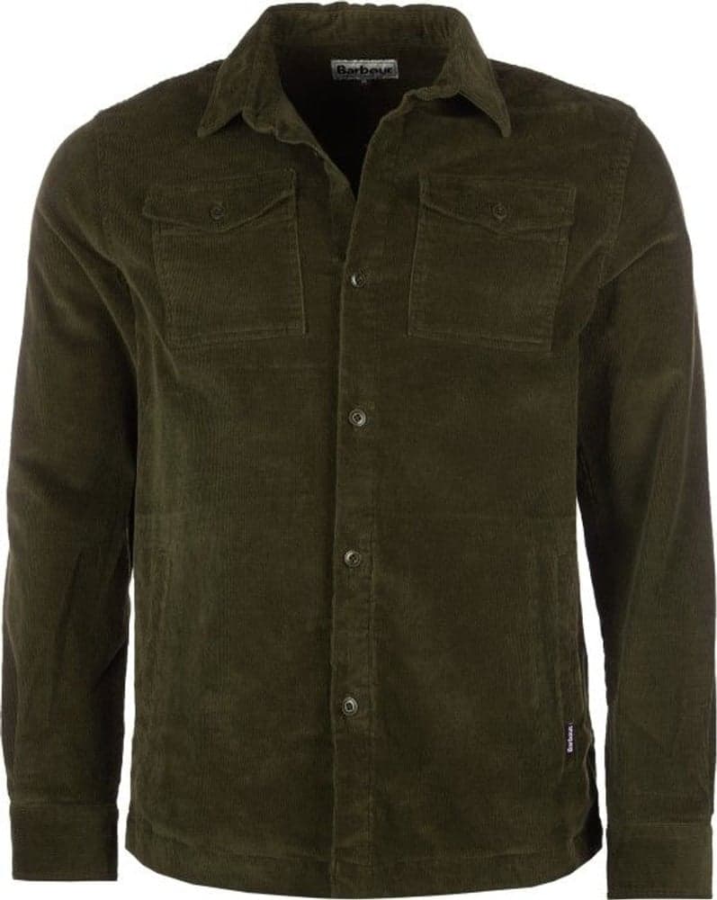M's Cord Overshirt Olive, view: 0