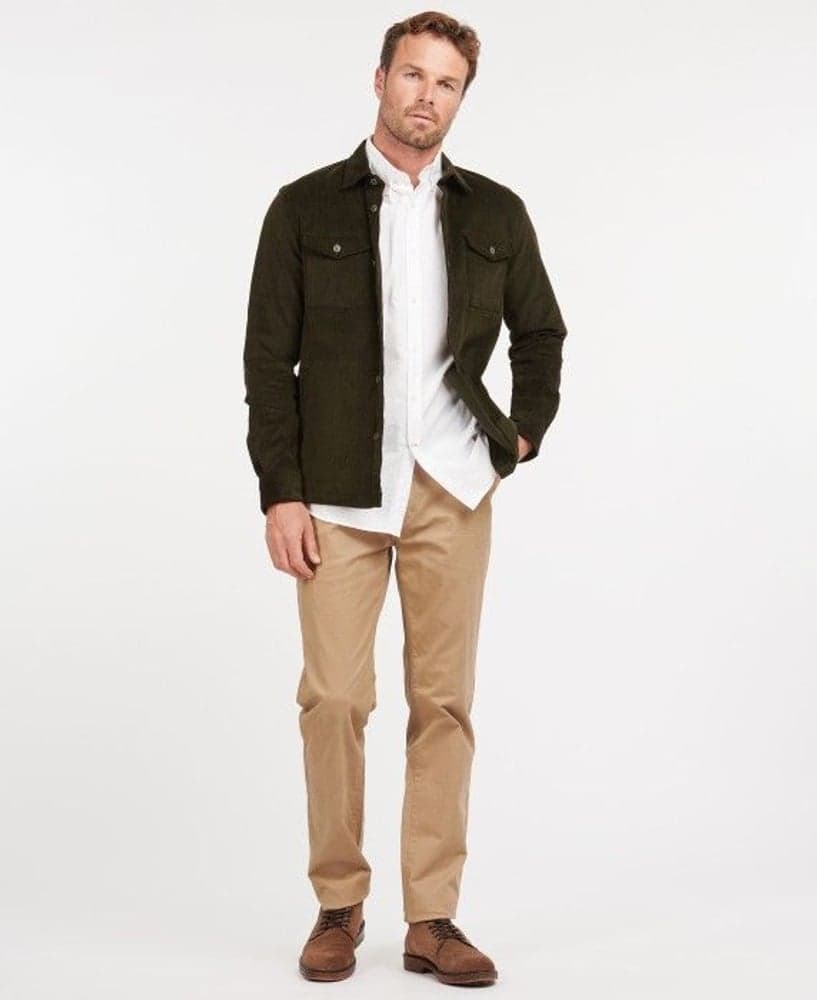 M's Cord Overshirt Olive, view: 4
