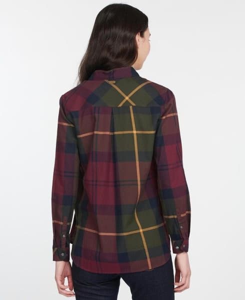 W's Moorland Shirt Elderberry Check, view: 3