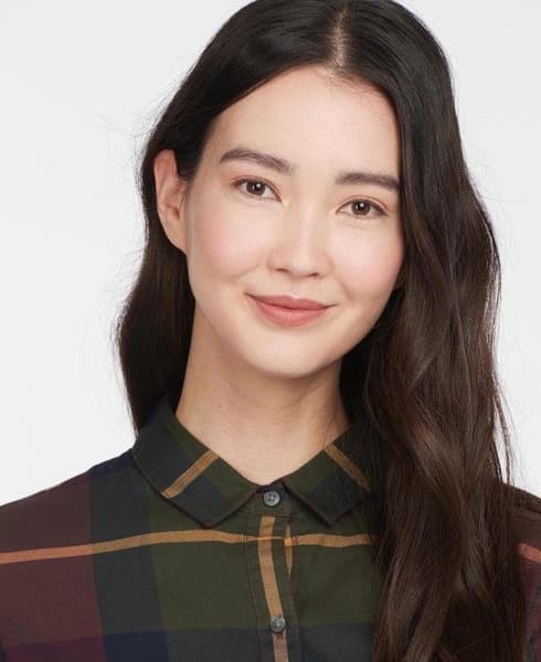 W's Moorland Shirt Elderberry Check, view: 4