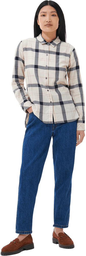 W's Moorland Shirt Cloud/Gardenia Check, view: 4