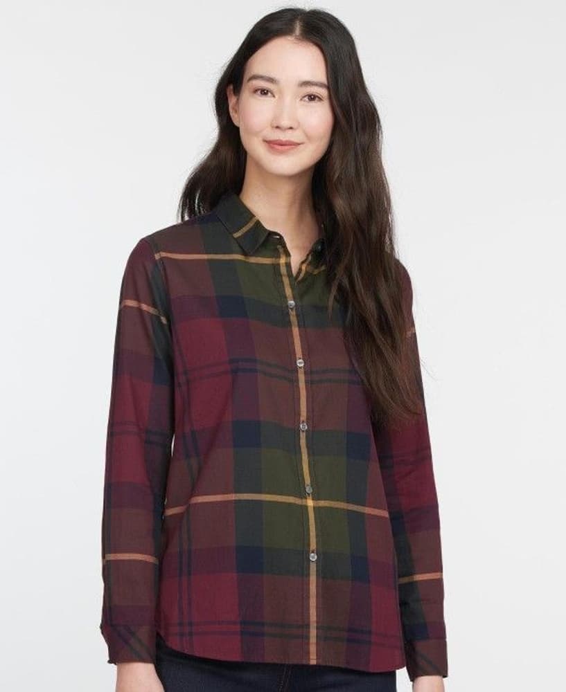 W's Moorland Shirt Elderberry Check, view: 2