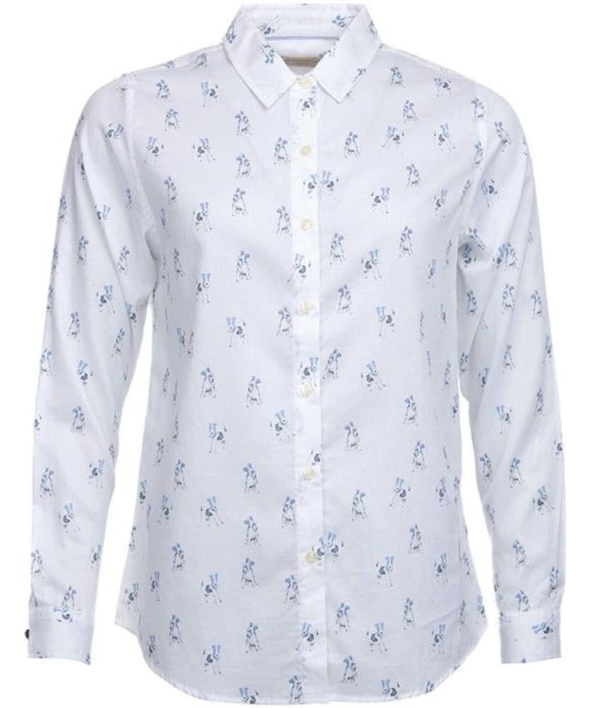 W's Moorfoot Shirt White / Blue, view: 0