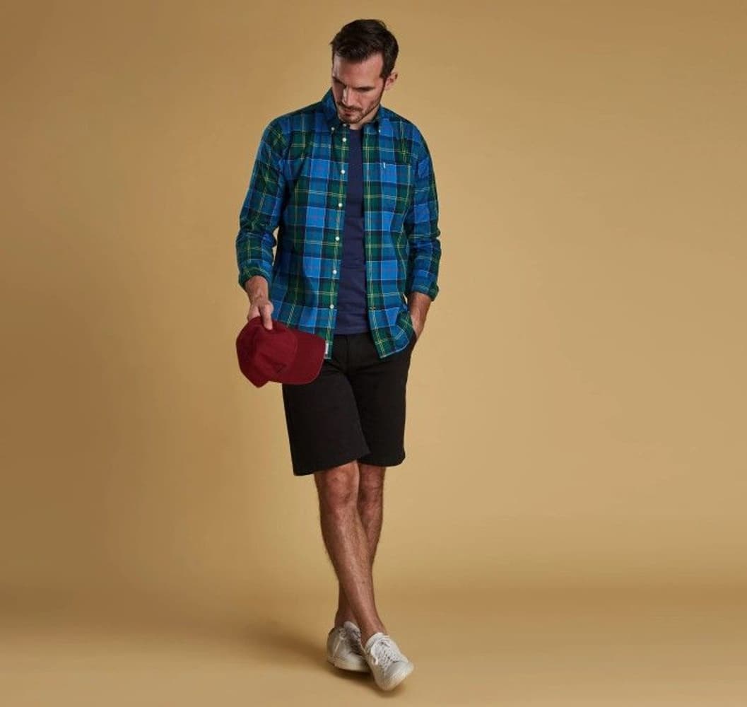 M's Toward L/S Shirt Tailored Fit Blue, view: 3