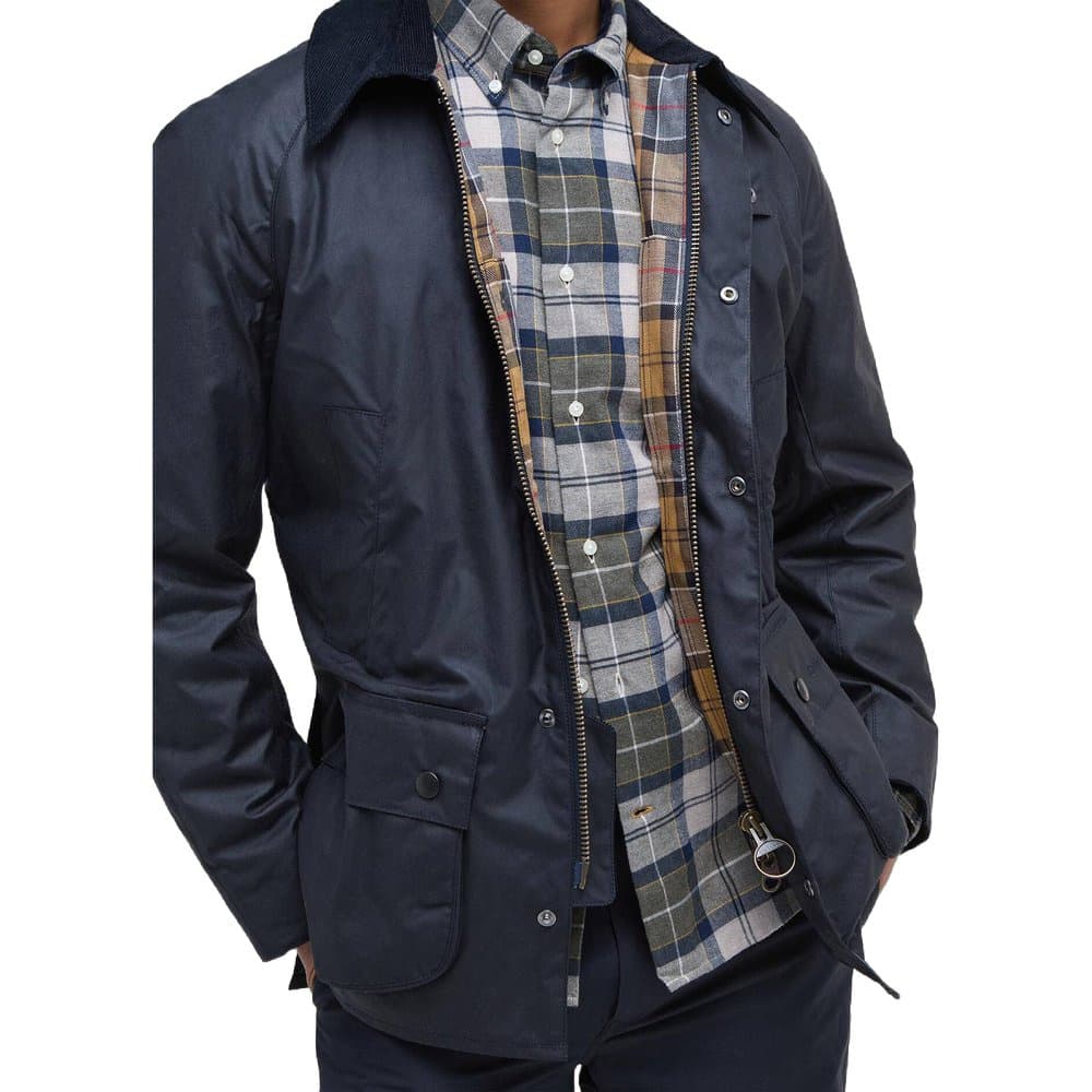 M's Ashby Wax Jacket Navy, view: 6