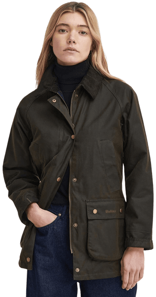 W's Acorn Wax Jacket Olive, view: 1