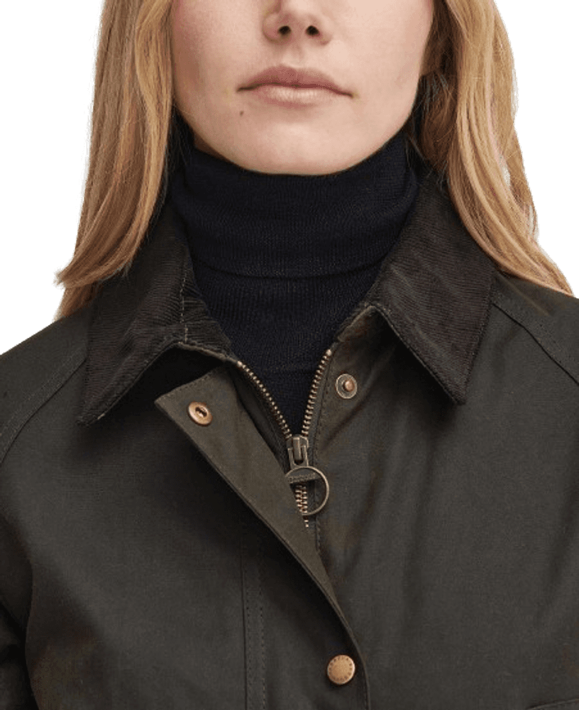 W's Acorn Wax Jacket Olive, view: 3