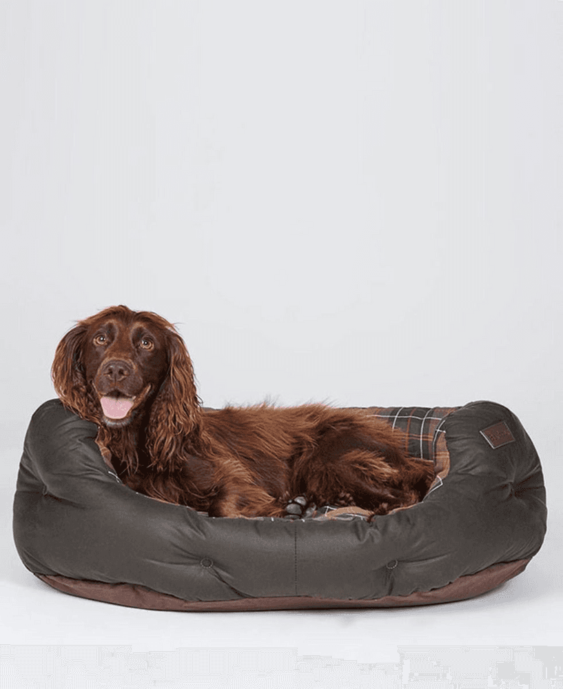 Wax/Cotton Dog Bed 30'' Classic/Olive, view: 6