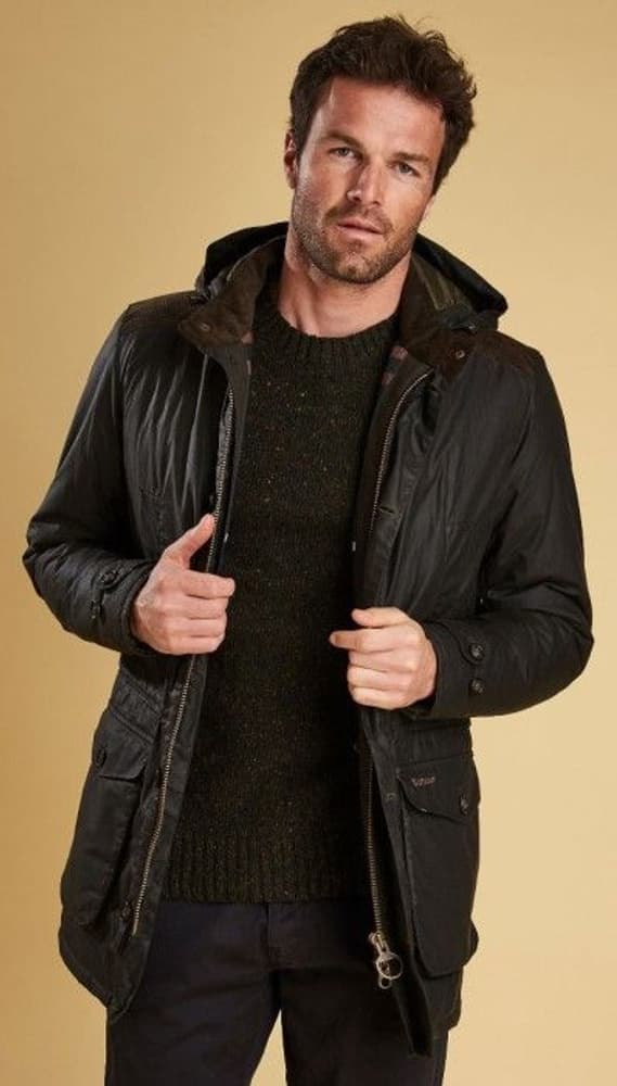 M's Crieff Wax Jacket Olive, view: 3