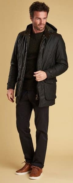 M's Crieff Wax Jacket Olive, view: 4