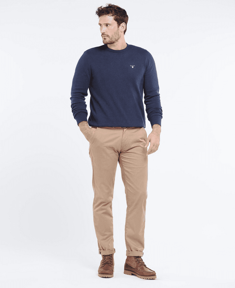 M's Organic Crew Neck Jumper Navy, view: 1