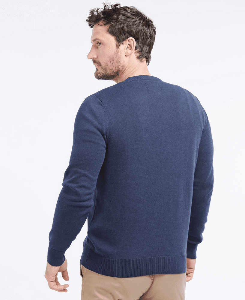 M's Organic Crew Neck Jumper Navy, view: 2