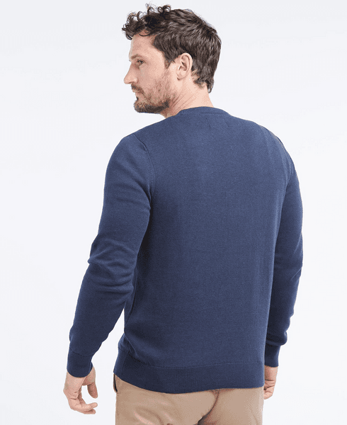 M's Organic Crew Neck Jumper Navy, view: 2