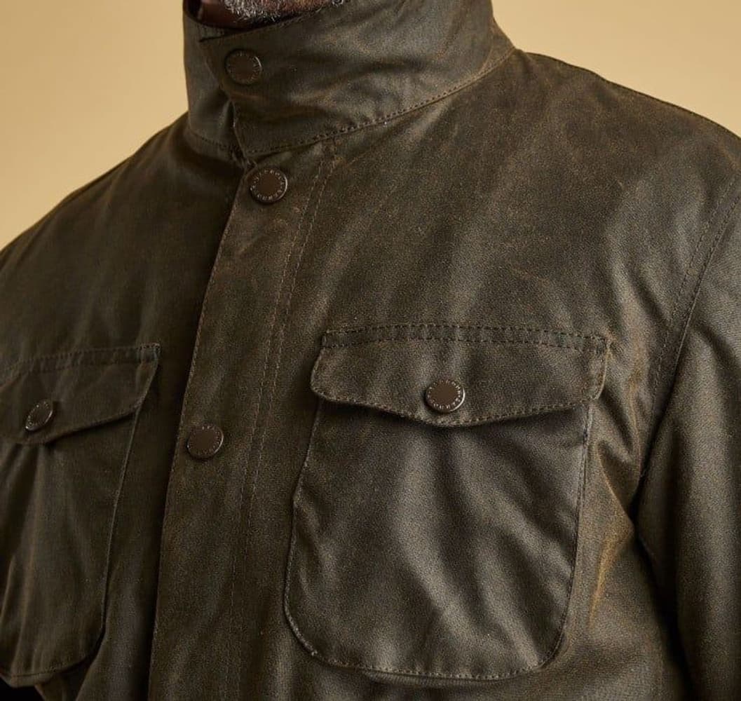 M's Ogston Wax Jacket Olive, view: 6