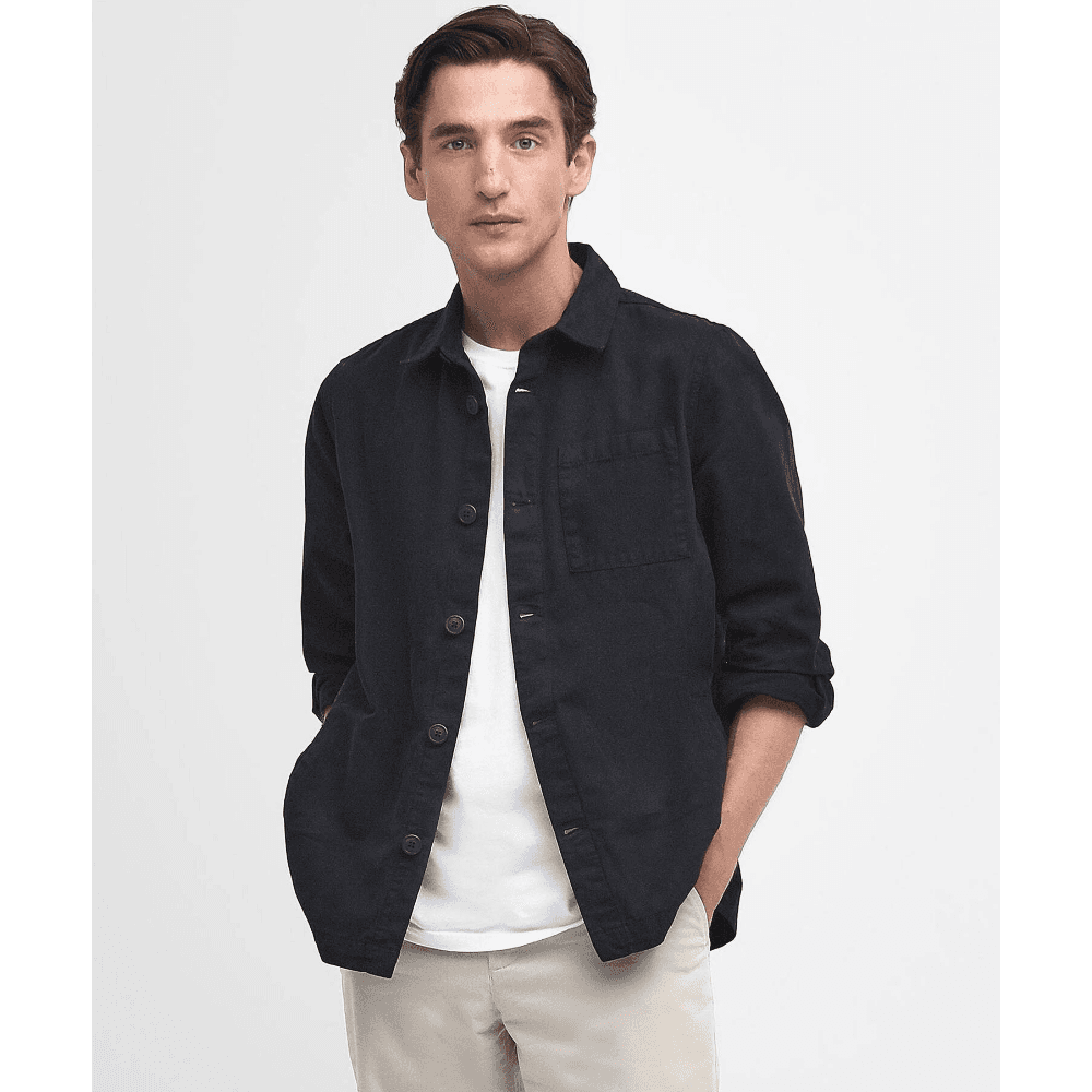 Washed Overshirt Navy, view: 1