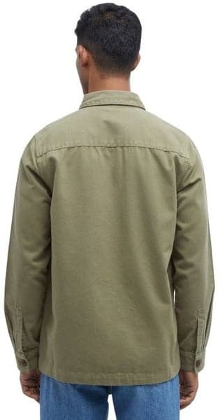 M's Washed Overshirt Bleached Olive, view: 2