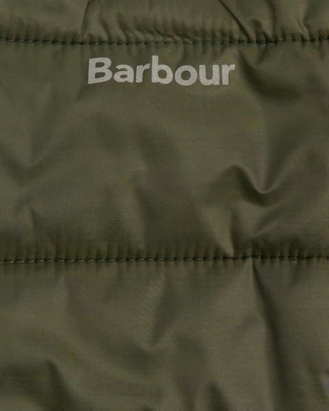 Baffle Quilt Dog Coat Olive, view: 2