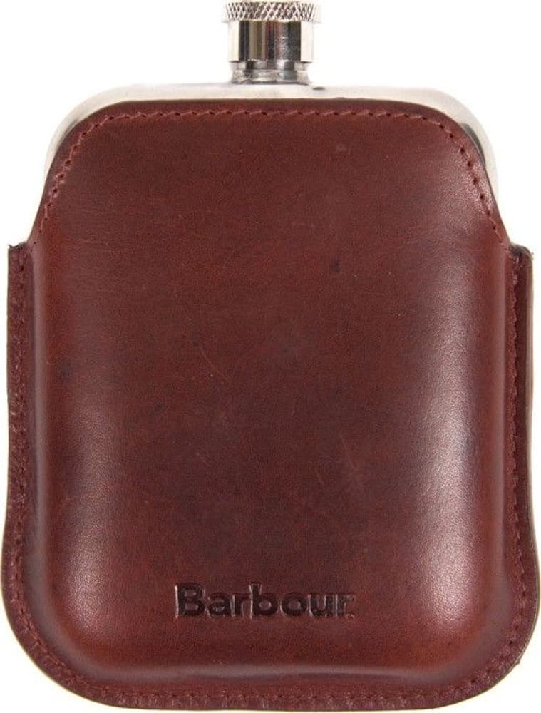 Wax Leather Hipflask Dark Brown, view: 0