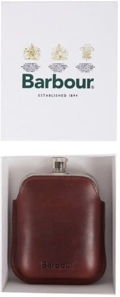 Wax Leather Hipflask Dark Brown, view: 4