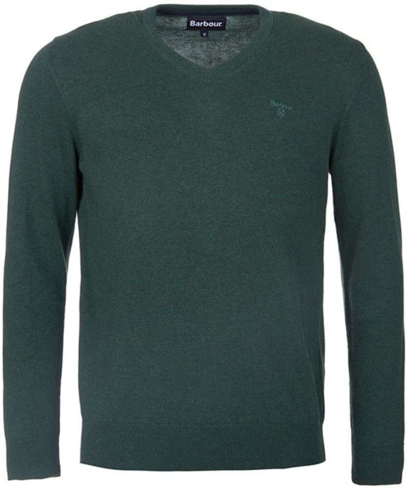 M's Pima Cotton V-neck Racing Green, view: 0