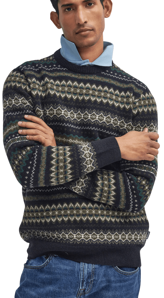 M's Case Fair Crew Neck Black, view: 3