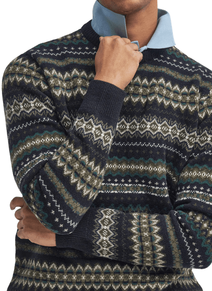 M's Case Fair Crew Neck Black, view: 1