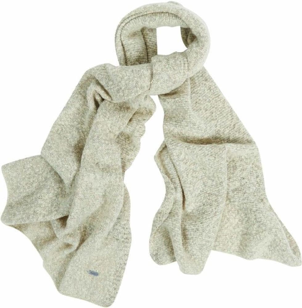 W's Plain Boucle Scarf Neutral, view: 0
