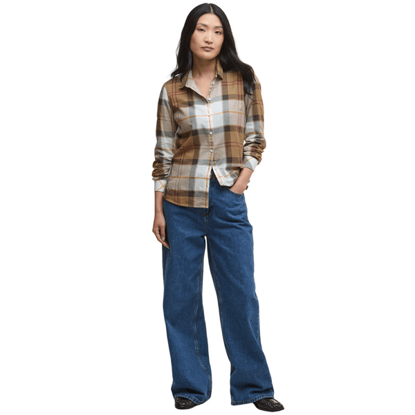 W's Bredon Check Shirt Light Muted Tartan, view: 5