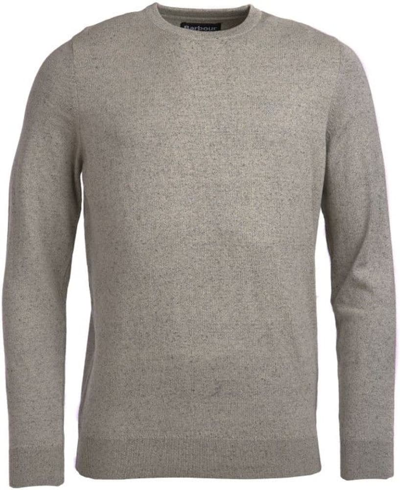 M's Linen Mix Crew Neck Light Grey, view: 0