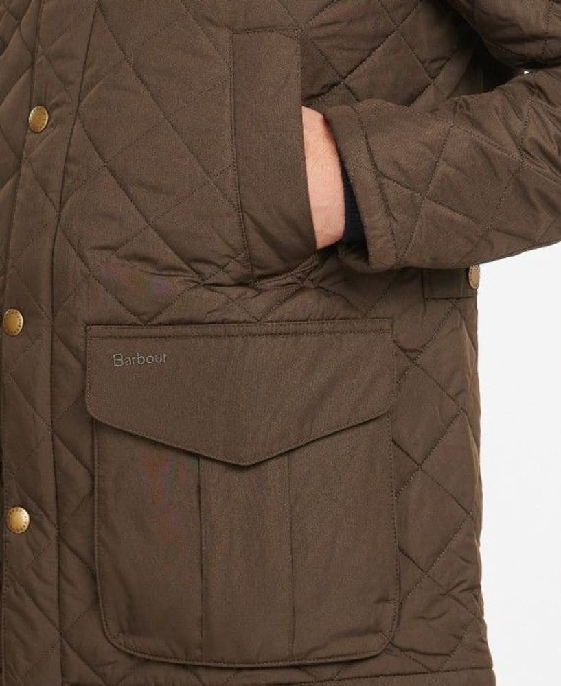 M's Devon Quilt Jacket Olive, view: 4