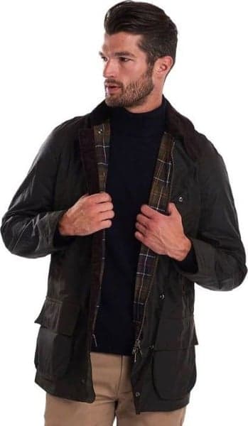 M's Bristol Wax Jacket Dark Olive, view: 1