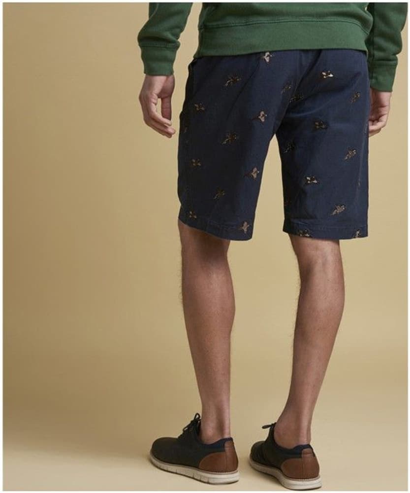 M's Feature Emb Shorts Navy, view: 1