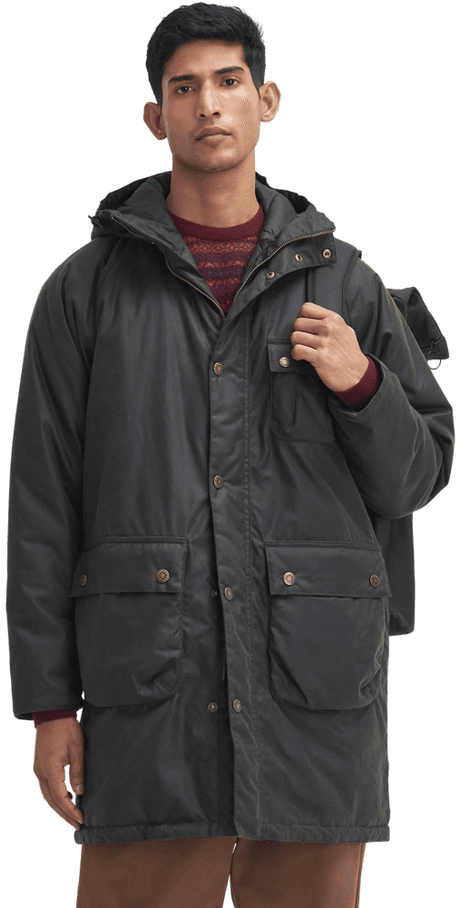 M's Wint Wax Parka Fern Fern, view: 4