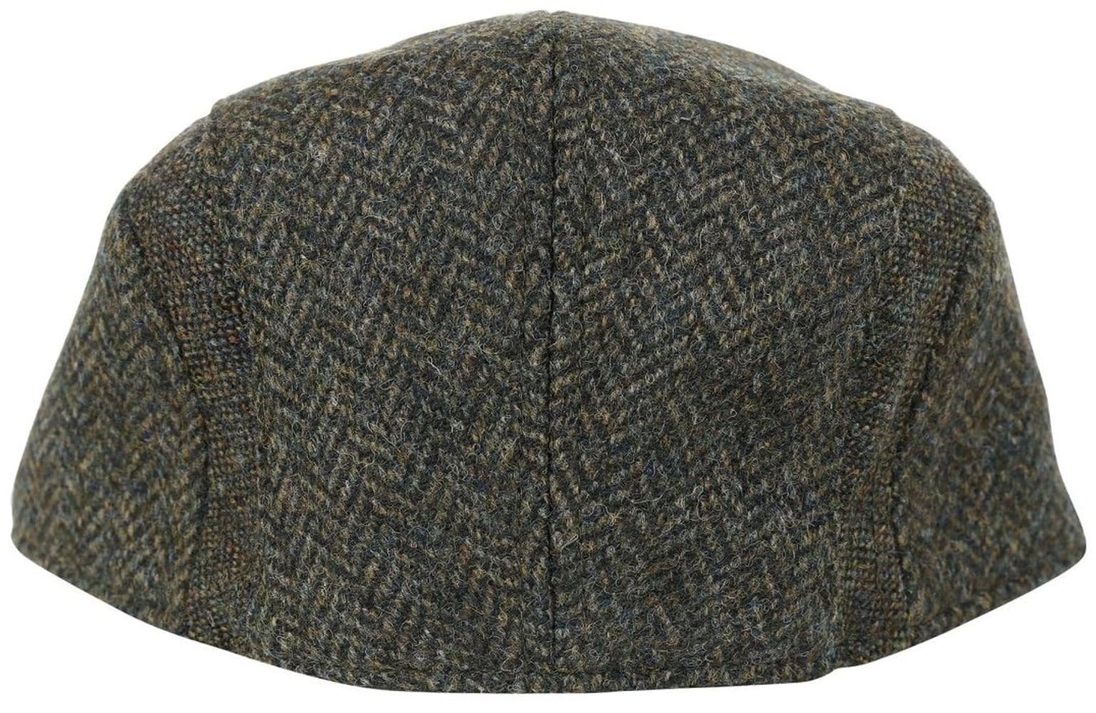 Herringbone Tweed Cap Olive, view: 1