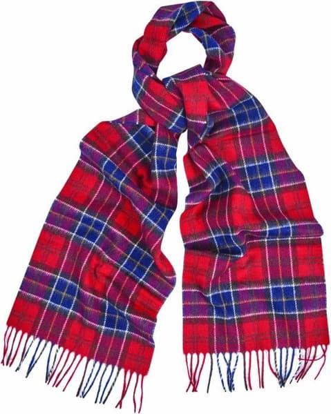Robinson Tartan Scarf Red Tartan, view: 0