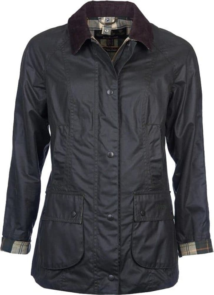W's Beadnell Wax Jacket Sage, view: 1