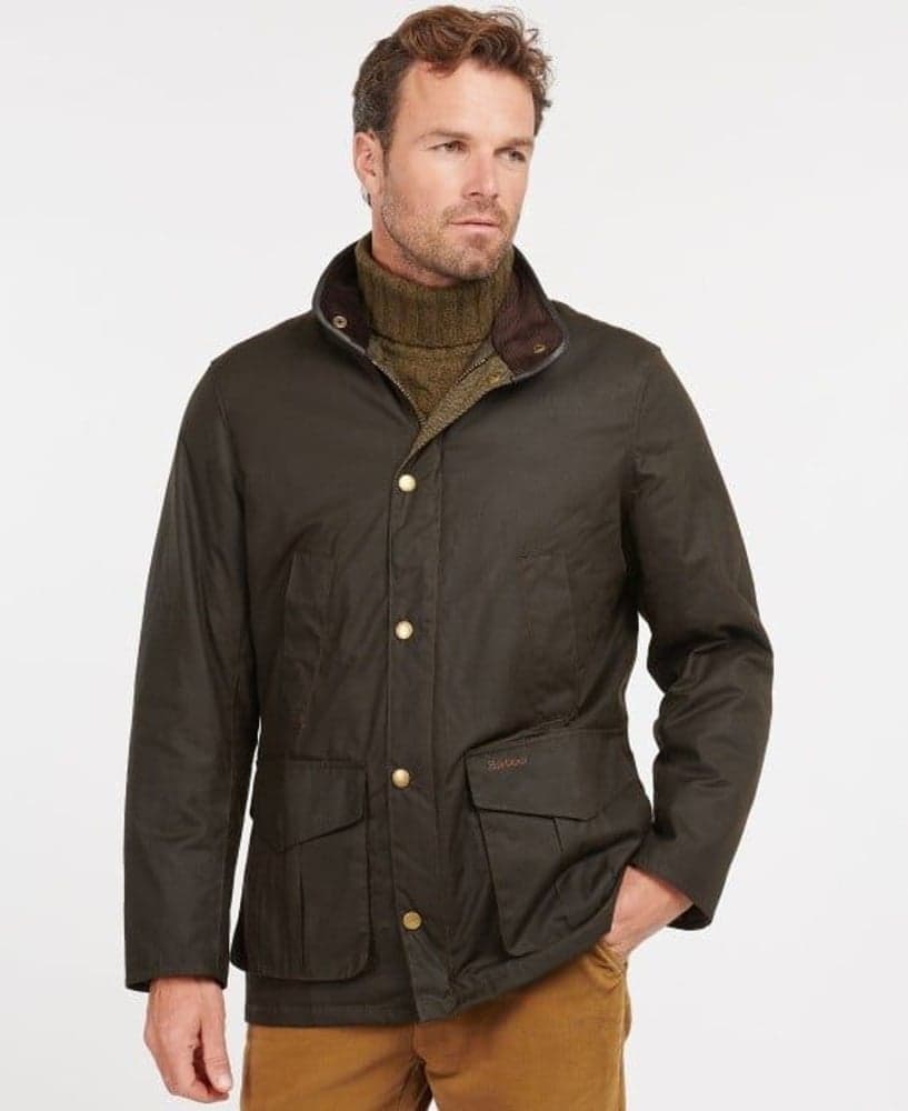 M's Hereford Wax Jacket Olive, view: 1