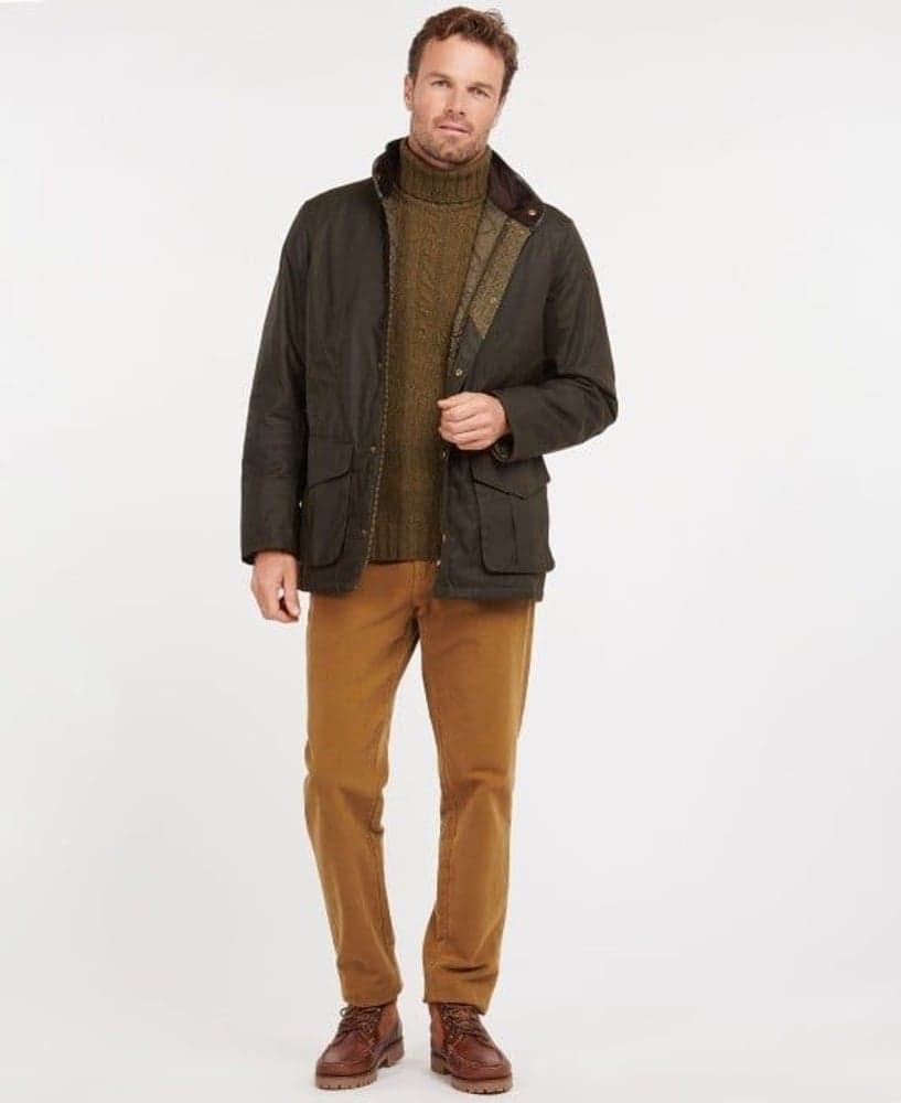 M's Hereford Wax Jacket Olive, view: 3
