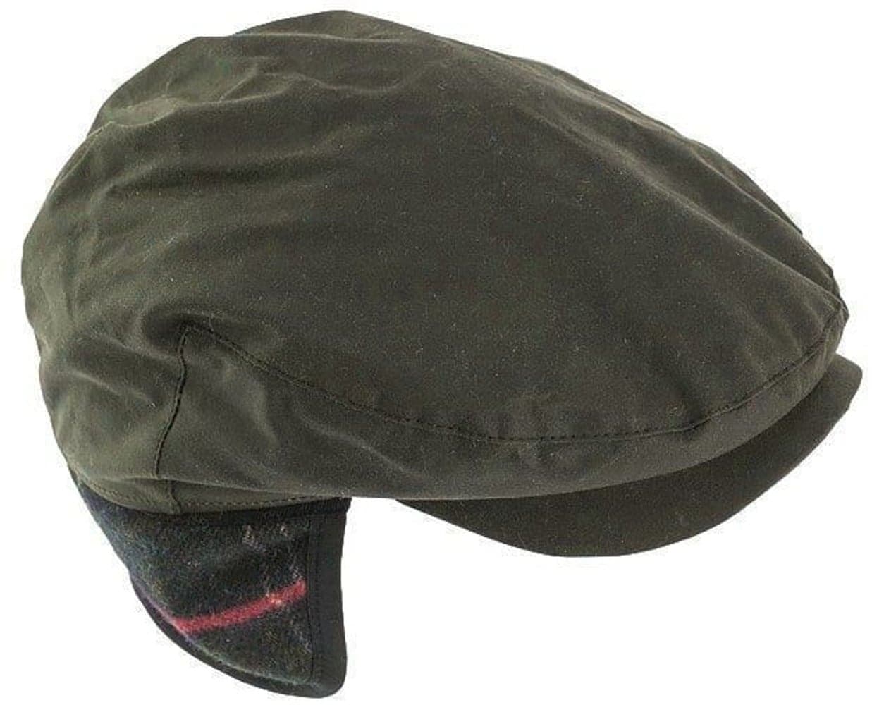 M's Cheviot Wax Flat Cap Olive, view: 0