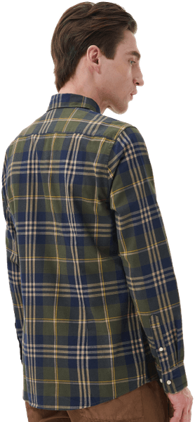 M's Edgar Tailored Shirt Olive, view: 4