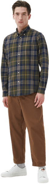 M's Edgar Tailored Shirt Olive, view: 5