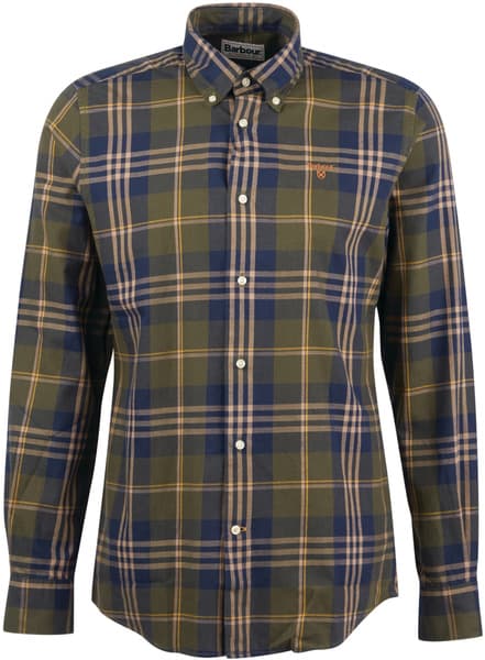 M's Edgar Tailored Shirt Olive, view: 0