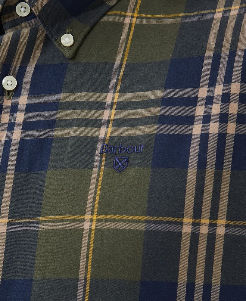 M's Edgar Tailored Shirt Olive, view: 6