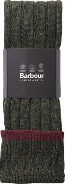 Contrast Gun Stockings Olive/Cranberry, view: 2