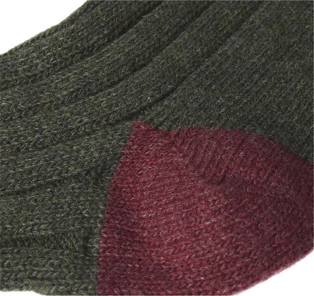 Contrast Gun Stockings Olive/Cranberry, view: 3