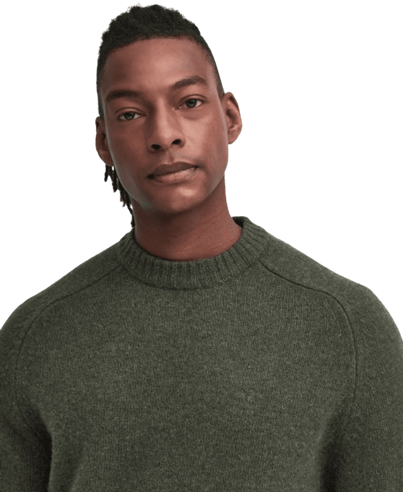 M's Grangetown Crew Neck Mid Olive, view: 2