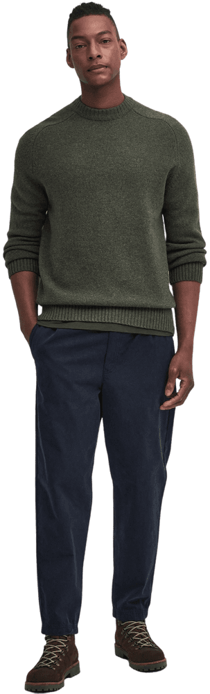 M's Grangetown Crew Neck Mid Olive, view: 5
