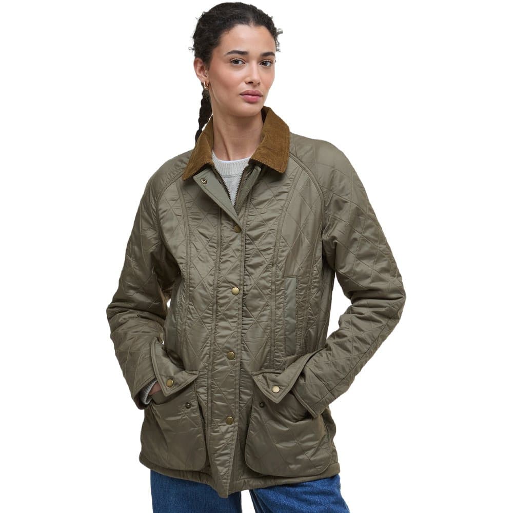 W's Beadnell Polarquilt Military Brown, view: 2